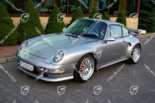 Spoiler tylny Turbo S, zawiera maskę tył (pokrywa silnika), komplet z kratką i wszystkimi drobnymi częściami