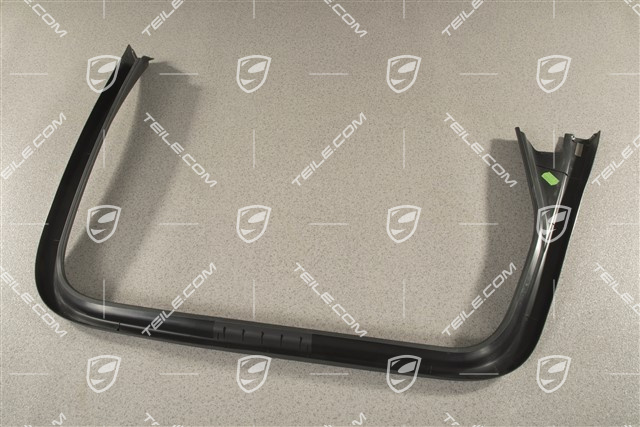 Hintertür, Fensterrahmenverkleidung, Titanschwarz, R