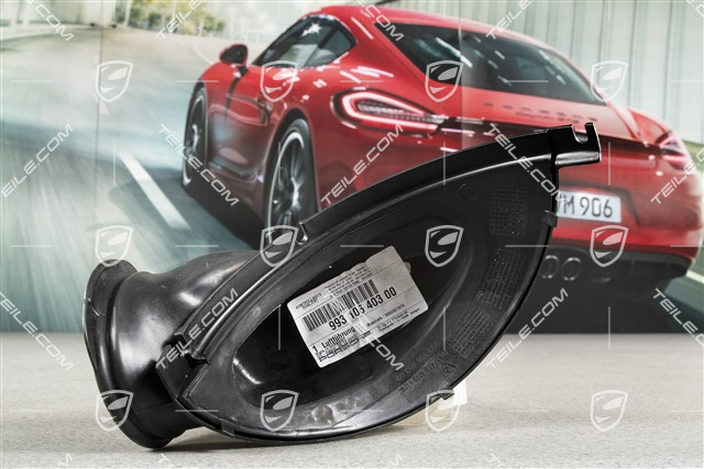 Air duct / air scoop, engine cooling