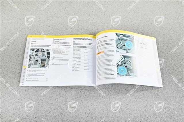 Porsche 718 Boxster/Cayman 982 - Suplement to the Driver`s Manual, English