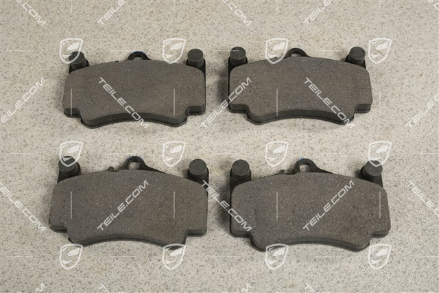 Brake pad set, 2S/4S L+R
