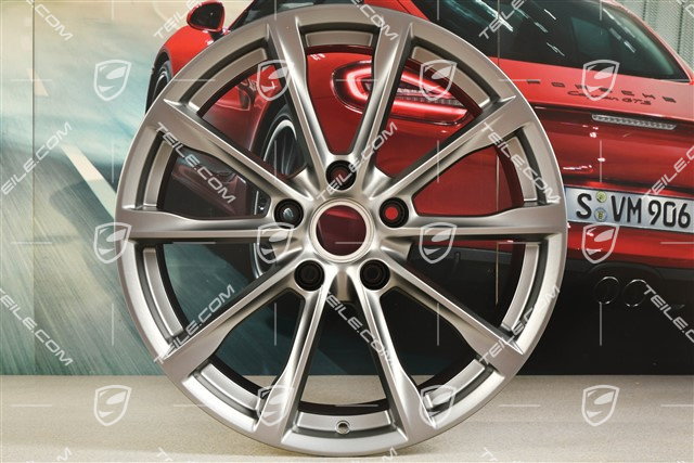 19-inch wheel rim Boxster S, 10J x 19 ET45, Platinum satin mat