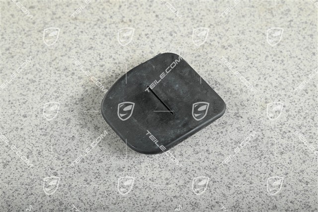 Towing hook lug cap, front bumper stainless steel cover Turbo, R