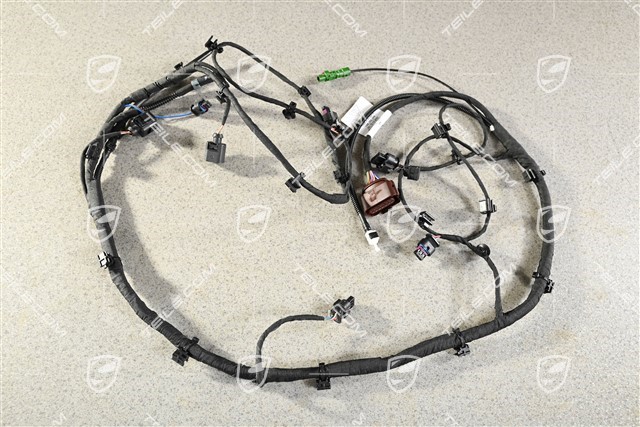 Wiring harness / Cable loom for rear bumper, PDC / Real Top View