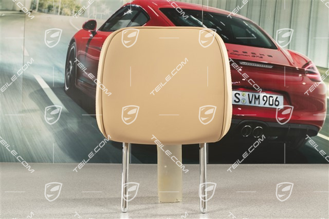 Headrest, leather, Luxor Beige