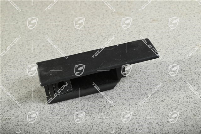 Ashtray, black, slightly damaged