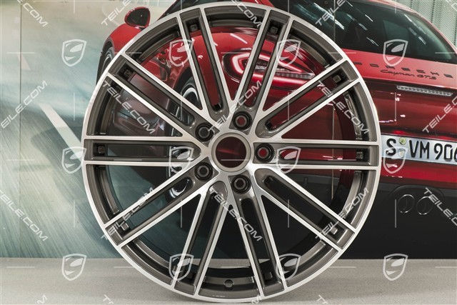 21" Felge Turbo IV, 11,5J x 21 ET69, Titan
