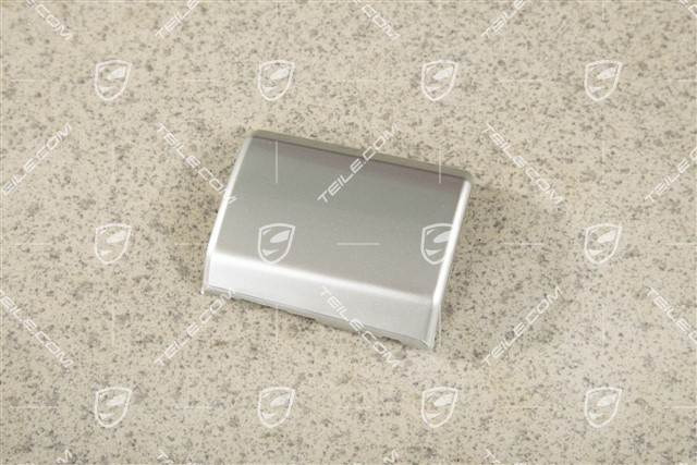 Schalttafelverkleidung / Getränkehalter Zierleiste, LHD, Galvanosilber, L