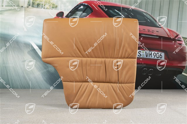 Siedzenia tylne, siedzisko, Coupe/Targa, skóra marszczona, Brown/Natural, L