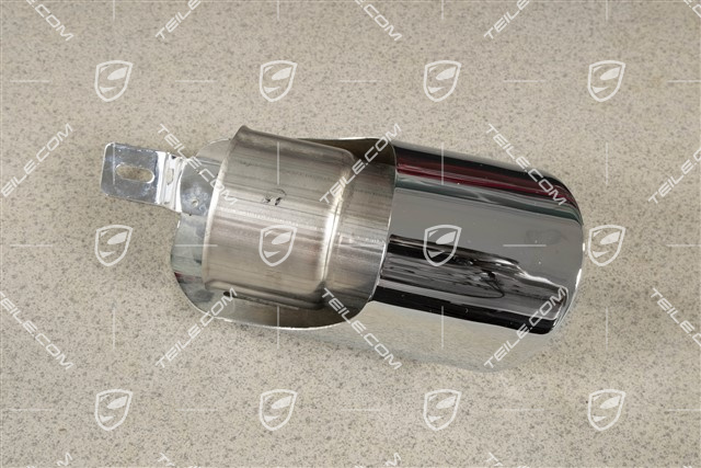 Końcówka sportowego układu wydechowego, wewnętrzna, polerowana, R