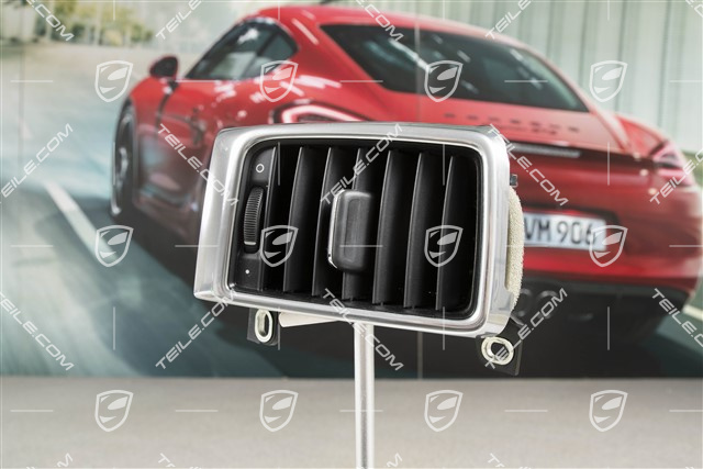 Dashboard centre vent / nozzle, Galvano silver, R