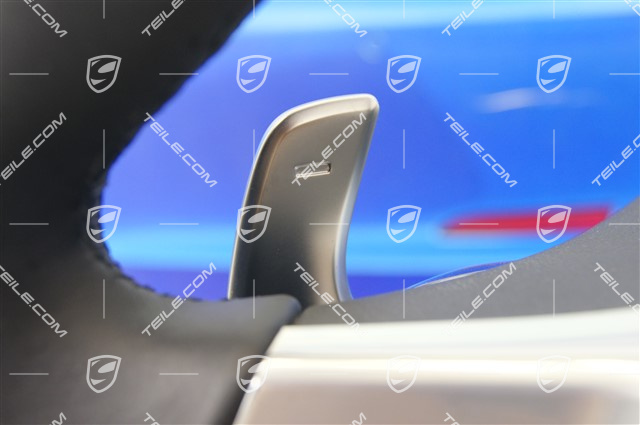 Sports Steering wheel with shifting paddles (PDK) without display, Black Leather