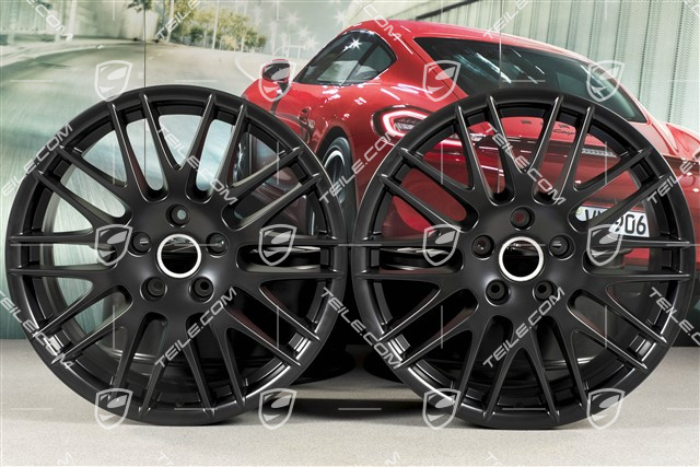 20" Felgensatz RS Spyder, 9J x 20 ET57, Schwarz Seidenmatt