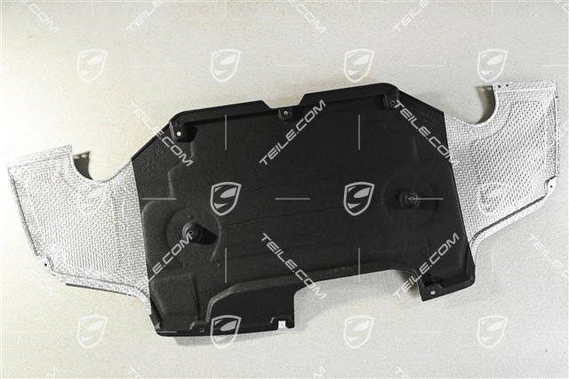 Underbody trim / cover, rear, center / Trailer hitch electrically adjustable / retractable