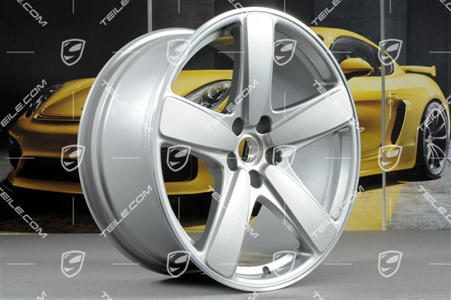 19" Felgensatz Macan SportClassic, 8J x 19 ET21 + 9J x 19 ET21, Silber Metallic