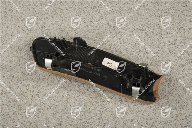 Osłona, hamulec ręczny, Skóra, Sand Beige