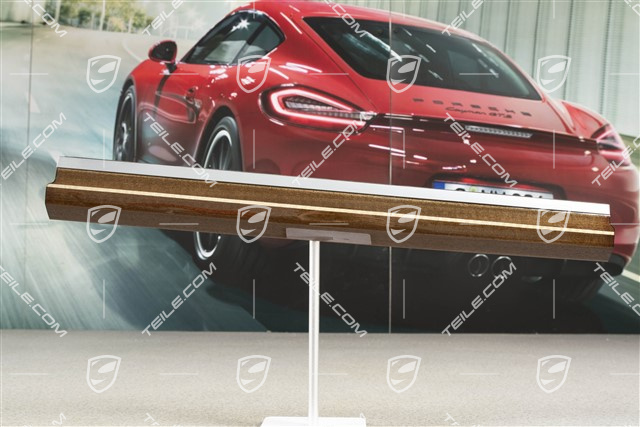 Dashboard trim / moulding, Passanger's side, Mahogany Yachting
