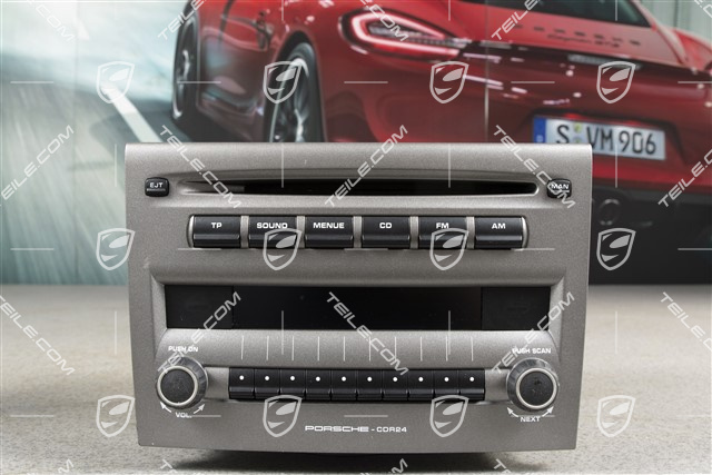 CD-Radio "Porsche CDR-24" RDW, mit Endstufe, Tuner+CD