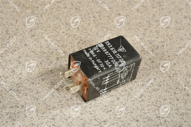 Rear window heating Relay / control unit