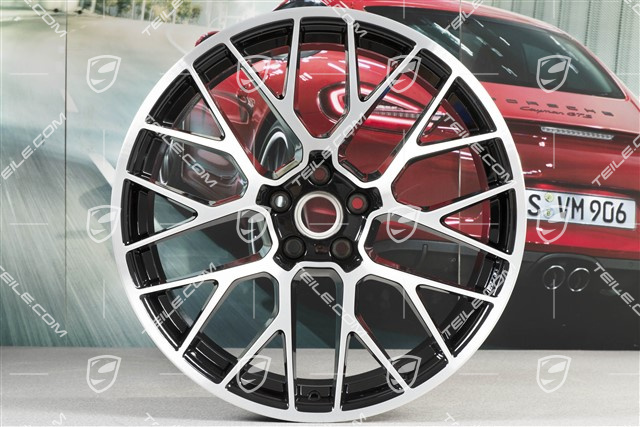 20" Komplet felg RS-Spyder Design, 9J x 20 H2 ET 26 + 10J x 20 ET19 , czarny wysoki połysk