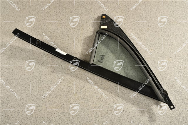Front door side window, triangle, small, R