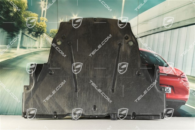 Coupe, Underbody trim / cover, rear