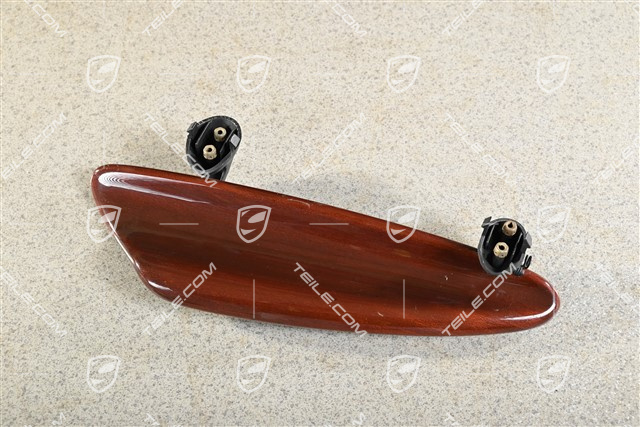 Deckel für Ablagekasten Türverkleidung Wurzelahorn dunkel, R
