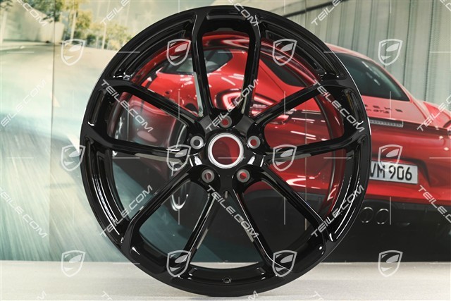 22'' Felga GT Design, 11,5J x 22 ET52, czarny wysoki połysk