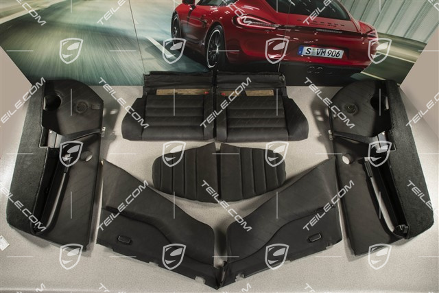Tapicerki z napisem Porsche, podgrzewane fotele sportowe
