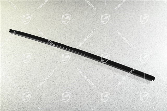 Rear door moulding, High Gloss Black, L