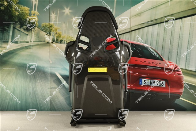 GT3 Carbon bucket seat, black/silver, R