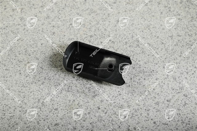 Back seat / backrest hinge cover, Black matte