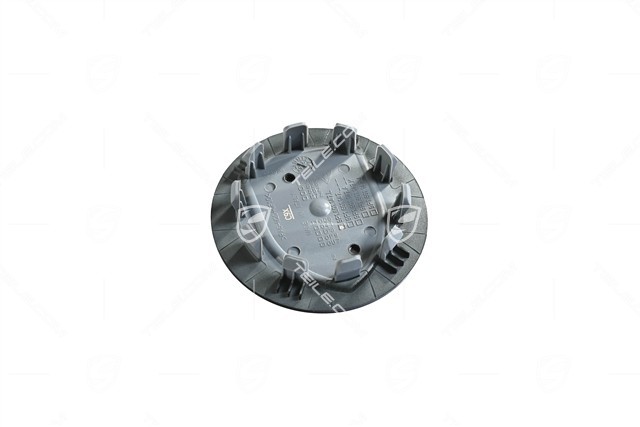 Hub cap set, crest turbonit, concave, Jet Black Metallic