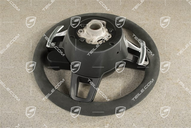 Sportowa kierownica PDK z łopatkami, Sport Chrono Plus, Alcantara
