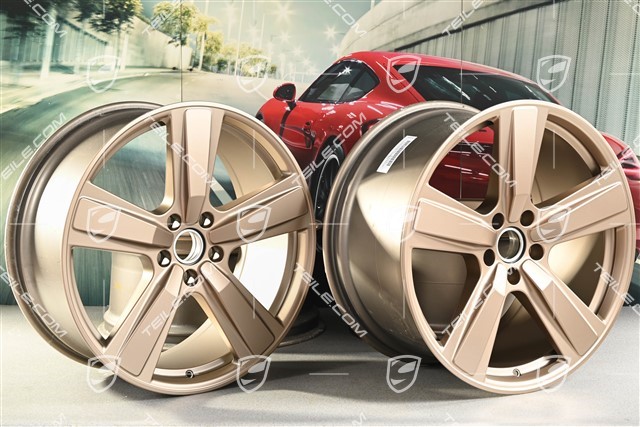 22" Felgensatz Cayenne Exclusive Design Sport, 10J x 22 ET48 +11,5J x 22 ET61, neodyme