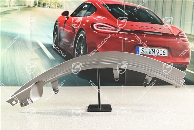 Turbo, Zierleiste für Heckleuchte, Turbonit / Rhodiumgrau, R