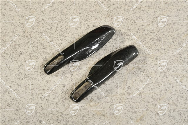 Fahrzeugschlüsselgehäuse lackiert, Vulkangrau