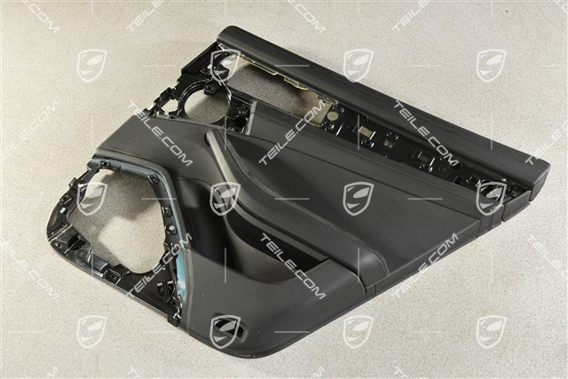 Turverkleidung, Hinten, leder/alcantara, Schwarz, R, (beschadigt leder)