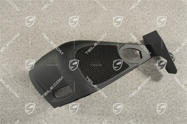 Sicherheitsgurt Abdeckung, Lackiert Schwarz, Targa, L