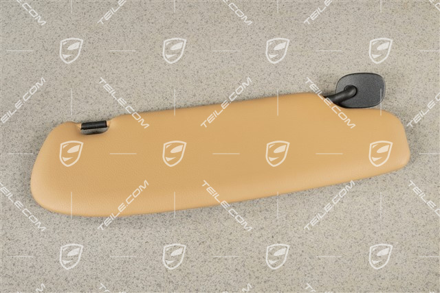 Osłona przeciwsłoneczna, skóropodobna, Sand beige, L