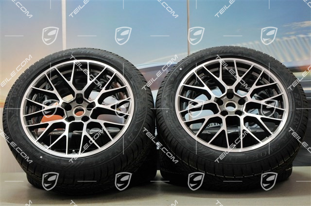 20" "RS Spyder Design" koła zimowe, komplet, felgi 9J x 20 ET26 + 10J x 20 ET19, opony zimowe Pirelli 265/45 R20 + 295/40 R20, z czujnikami ciśnienia