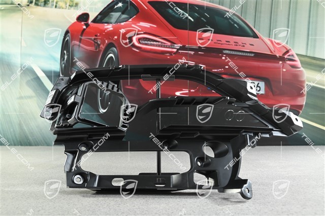 Turbo, Front bumper grille with ACC InnoDrive, Black matte, L