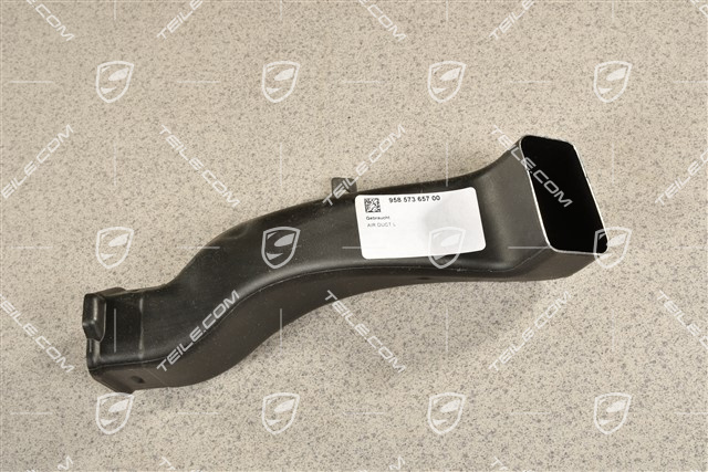 Ventilation air duct centre console, front, L