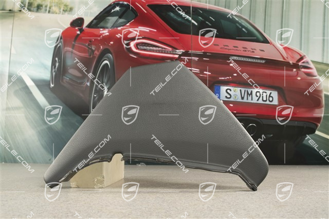 Mittelkonsole, Blende seitlich, Kunstleder, Schwarz, R