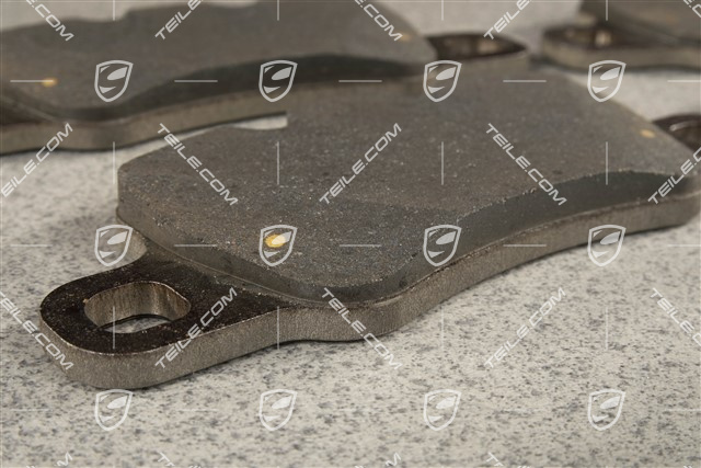 Brake pads, rear axle, PCCB Racetrack Package