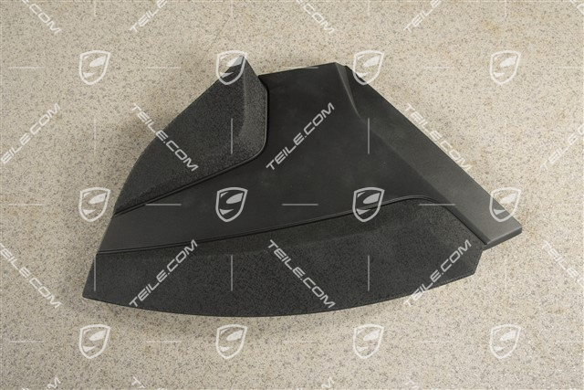 Coupe, Engine compartment Cover panel, Matte black, L