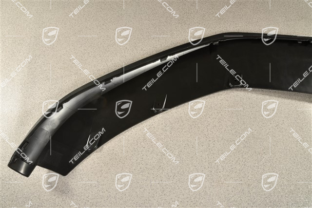 Spoiler front, lower, Matt Black
