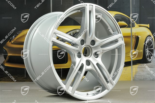 20" Felgensatz Panamera Turbo, 9,5J x 20 ET71 + 11,5J x 20 ET68, Brilliantchromlack