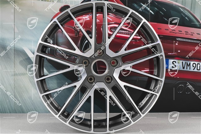 21-inch wheel rim set Turbo Design II / Turbo V, 9,5J x 21 ET71 + 11,5J x 21 ET69