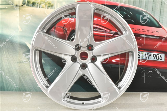 21-inch wheel rim "Sport Classic", 10J x 21 ET 19, silver metallic